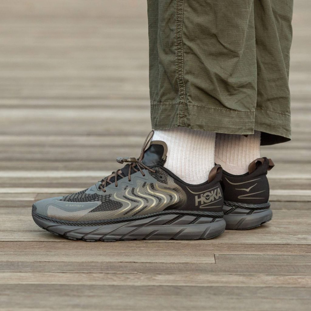 HOKA X SATISFY CLIFTON LS