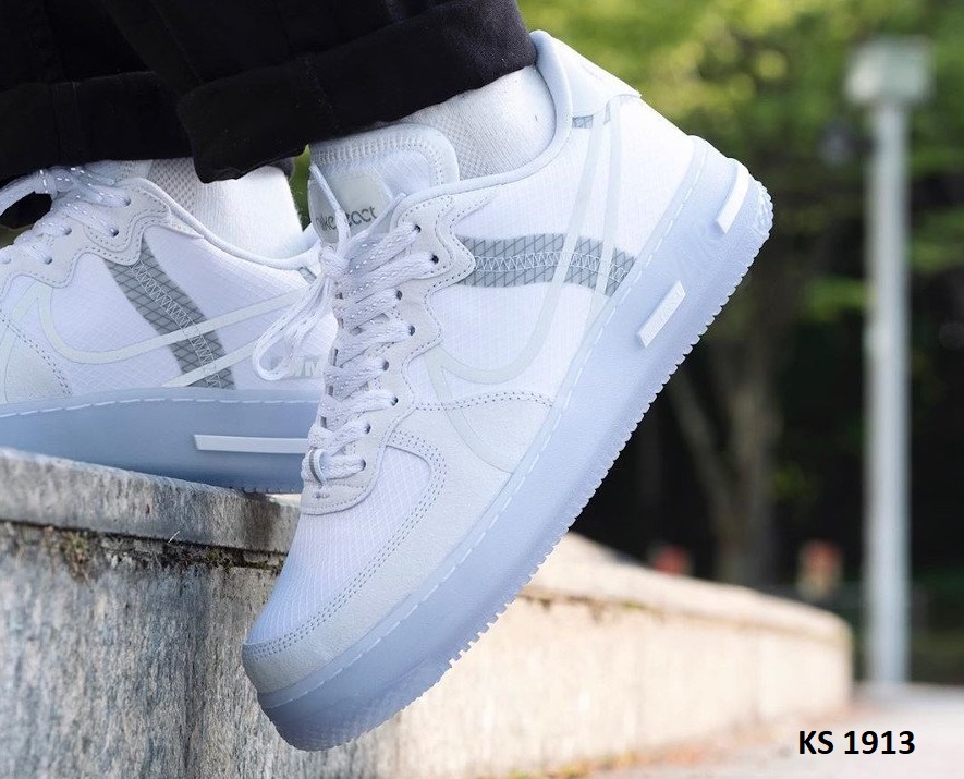 Nike Air Force D/MS/X React Low (білі),