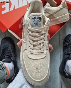 Stussy X Nike Air Force 1 Low Bege Low (бежеві)