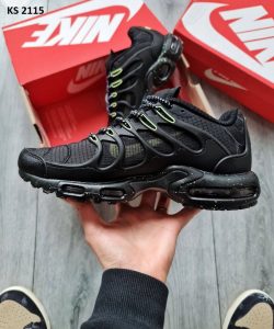 Кросівки Nike Air Max TN Terrascape Plus Black Lime (чорно/зелені)