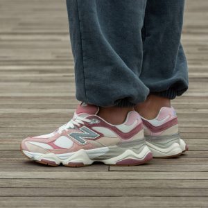 New Balance 9060 White Grey Pink