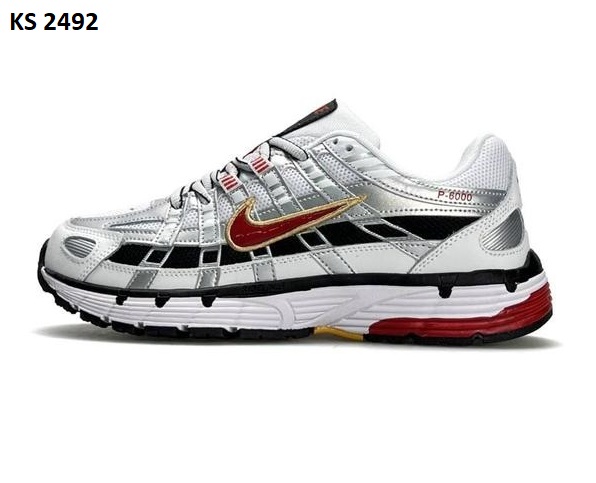 Кросівки Nike P-6000 White Red (біло/червоні)
