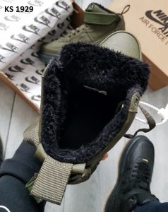 Nike Lunar Winter (зелено/чорні) ЗИМА