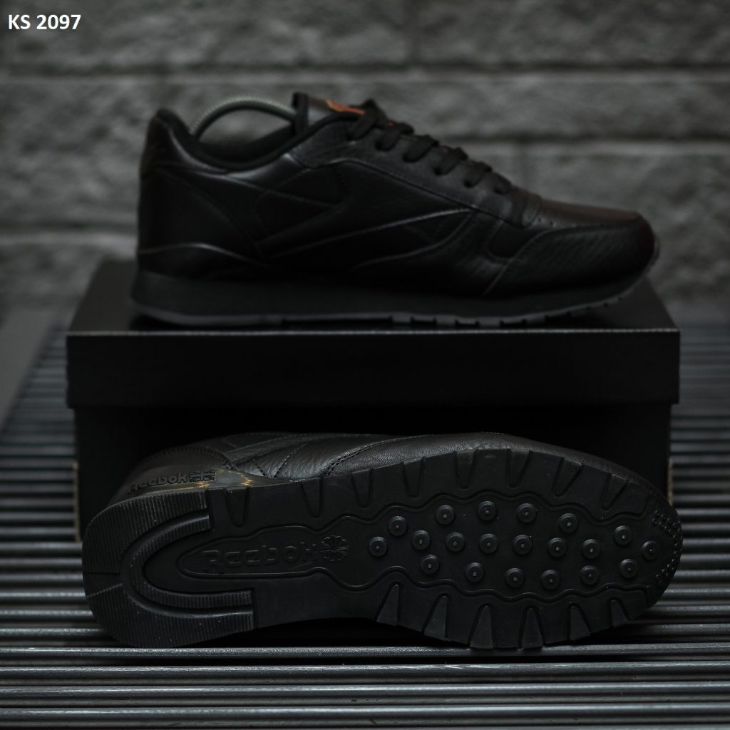 Reebok Classic (чорно/коричневі)