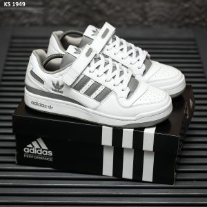 Adidas Forum White Gray (біло/сірі)