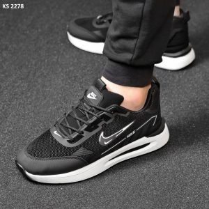 Кросівки Nike Air Black and White (чорно/білі)