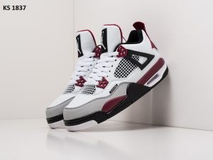 Nike x PSG Air Jordan 4 Retro (біло/фіолетові)