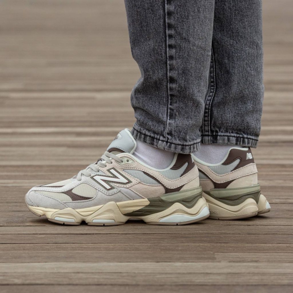 New Balance 9060 Beige Brown Suede