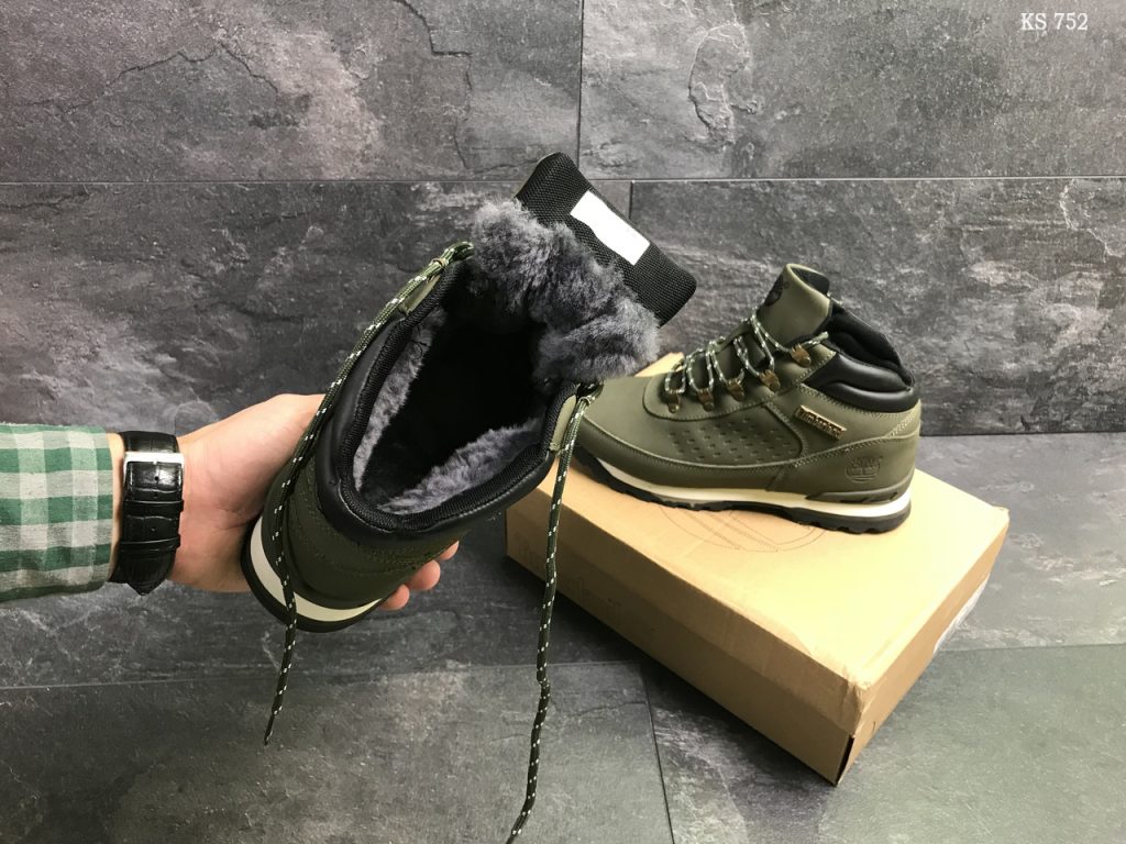 Timberland (зелені) ЗИМА