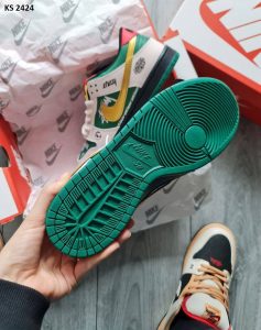 Кросівки Nike SB Dunk Low x Stussy Green Gray (зелено/сірі)