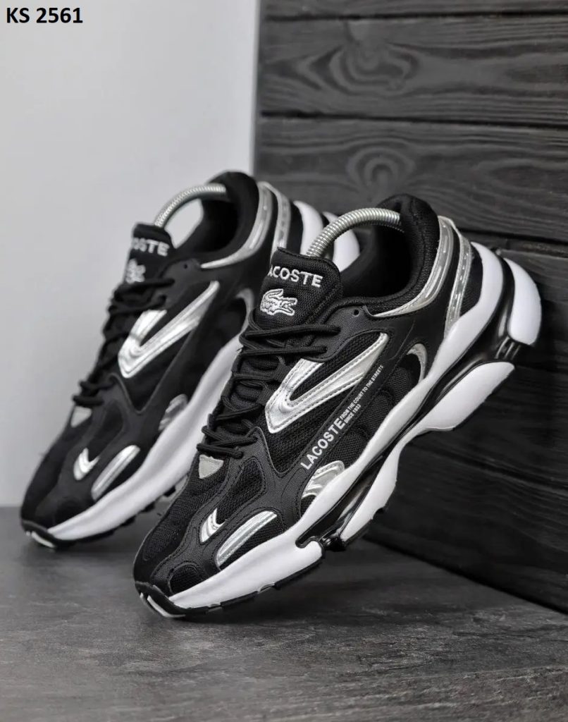 Кросівки Lacoste L003 Black White (чорно/білі)