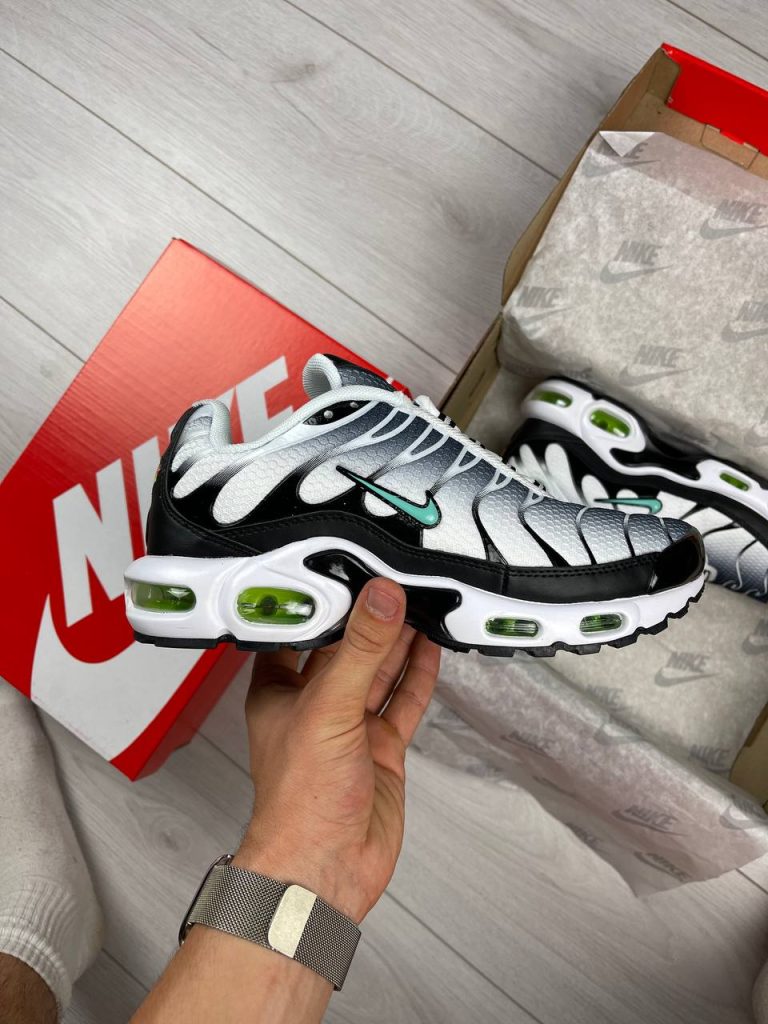 Nike Air Max Plus Tn White Black Mint Green Homme’