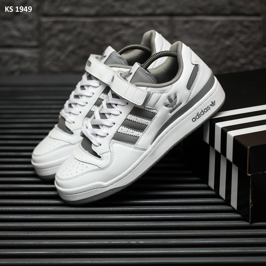 Adidas Forum White Gray (біло/сірі)