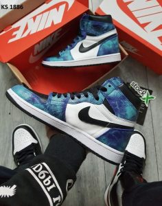 Nike Air Jordan 1 High (сині)