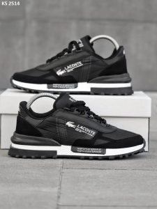 Кросівки Lacoste Elite Active Black White (чорно/білі)