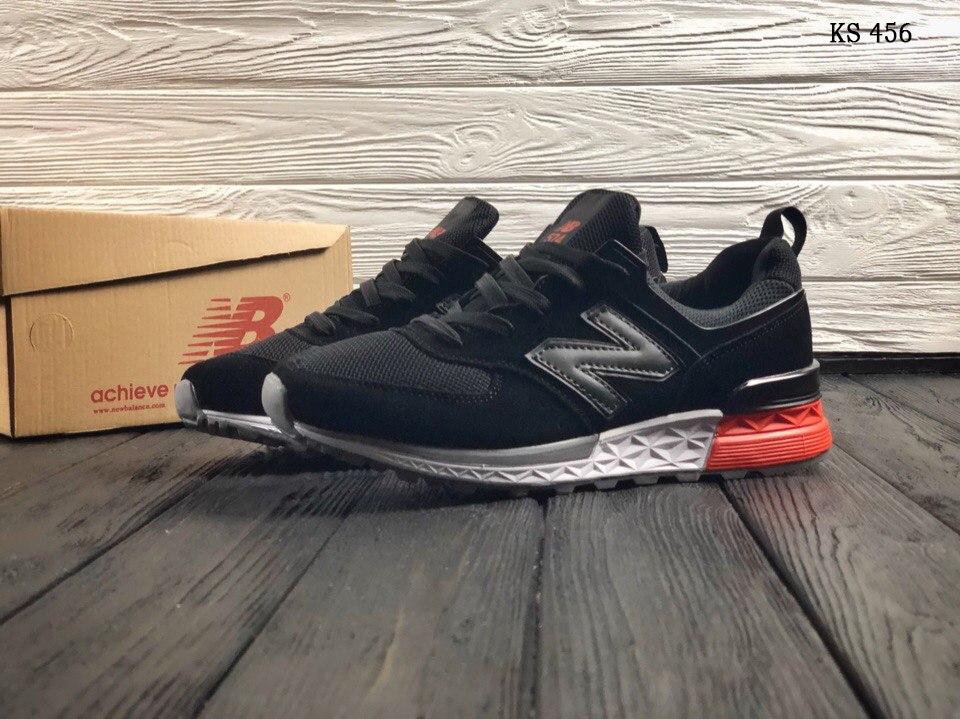 New Balance 574 (чорно/білі)