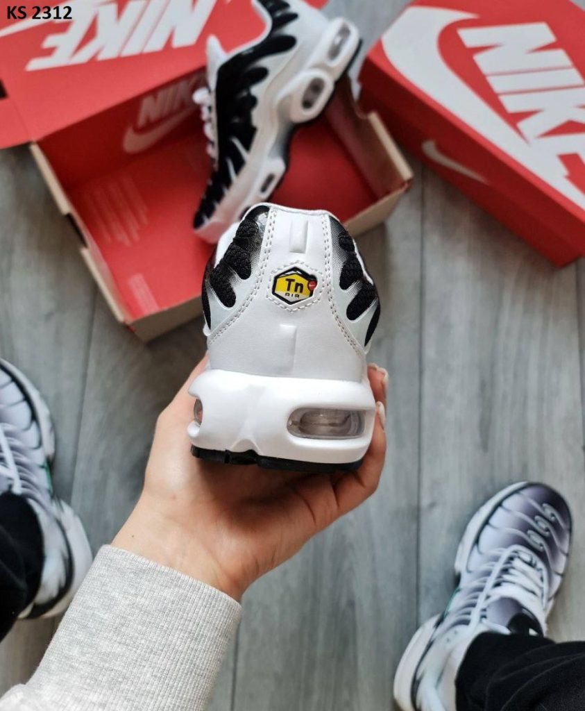 Кросівки Nike Air Max TN Plus White Black (біло/чорні)