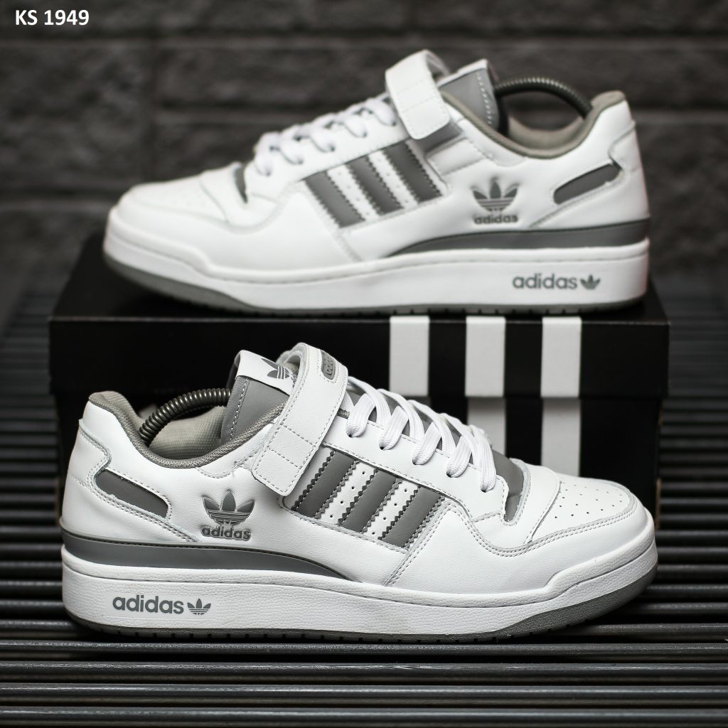 Adidas Forum White Gray (біло/сірі)