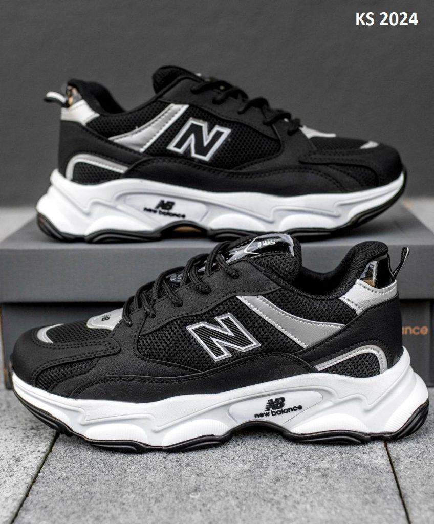 Кросівки New Balance Black and White (чорно/білі)