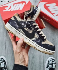 Кросівки Nike SB Dunk Low Travis Scott Cactus Jack (коричневі)