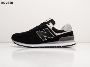 Кросівки New Balance 574 Black White (чорно/білі)