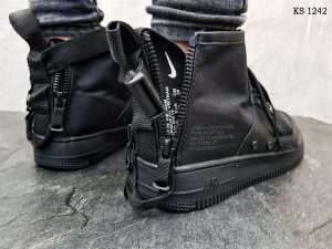 Nike SF Air Force 1 Mid (чорні)