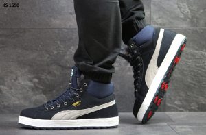 Puma Suede (сині) ЗИМА,
