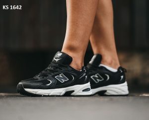Кросівки New Balance 530 Black White abzorb (чорні)