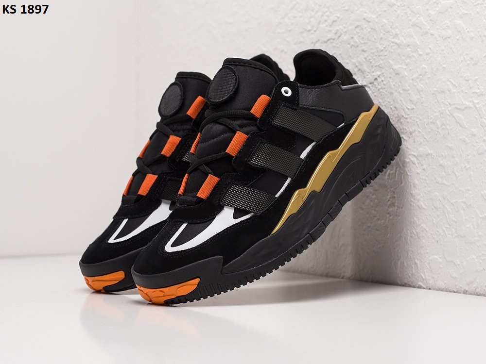 Кросівки Adidas Niteball Black Orange (чорно/помаранчевий)
