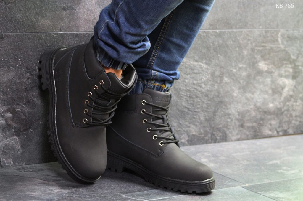 Timberland (чорні) ЗИМА