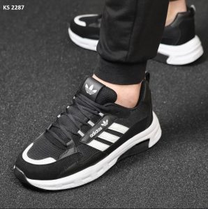 Кросівки Adidas Edition Black White (чорно/білі)