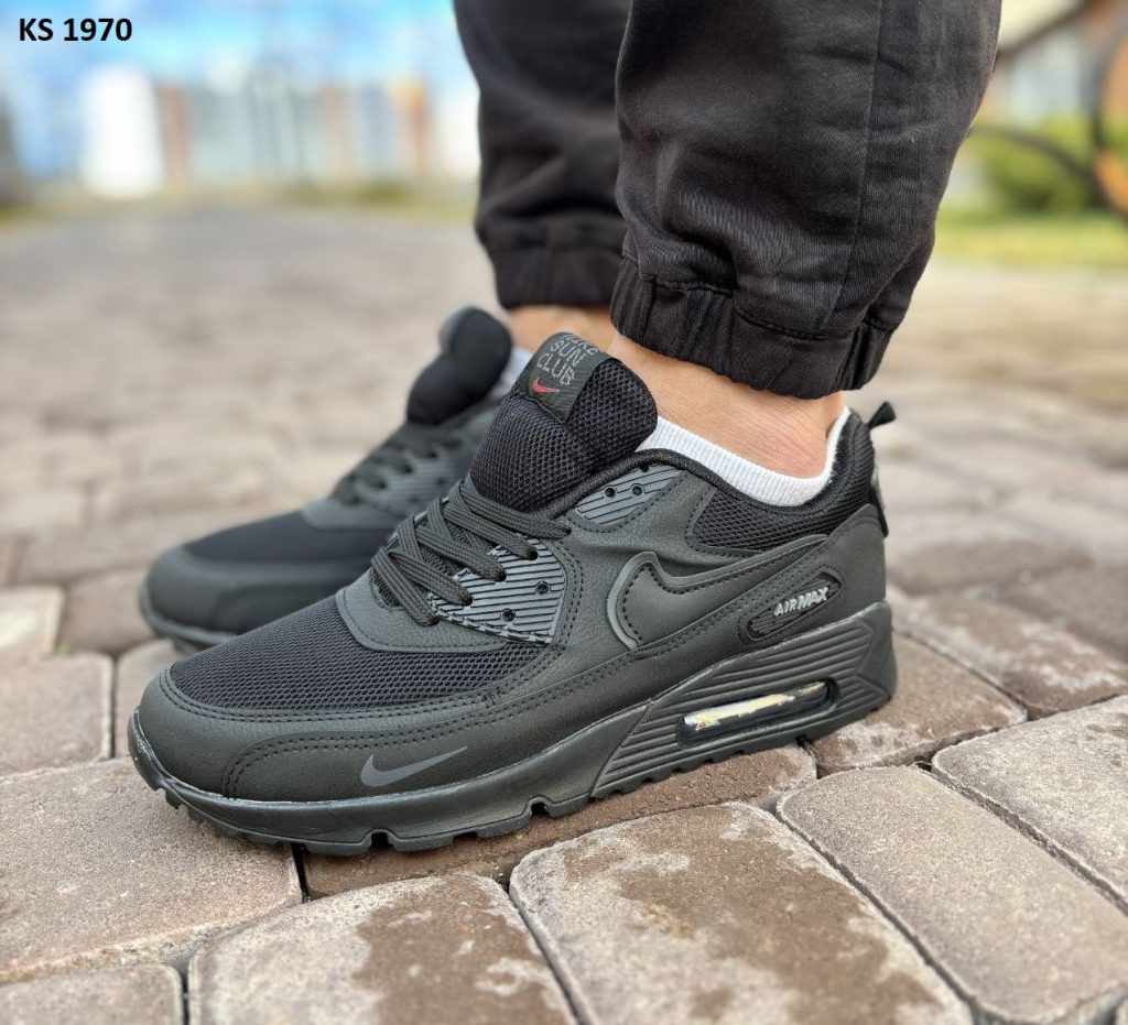 Кросівки Nike Air Max 90 Black Cheap (чорні)
