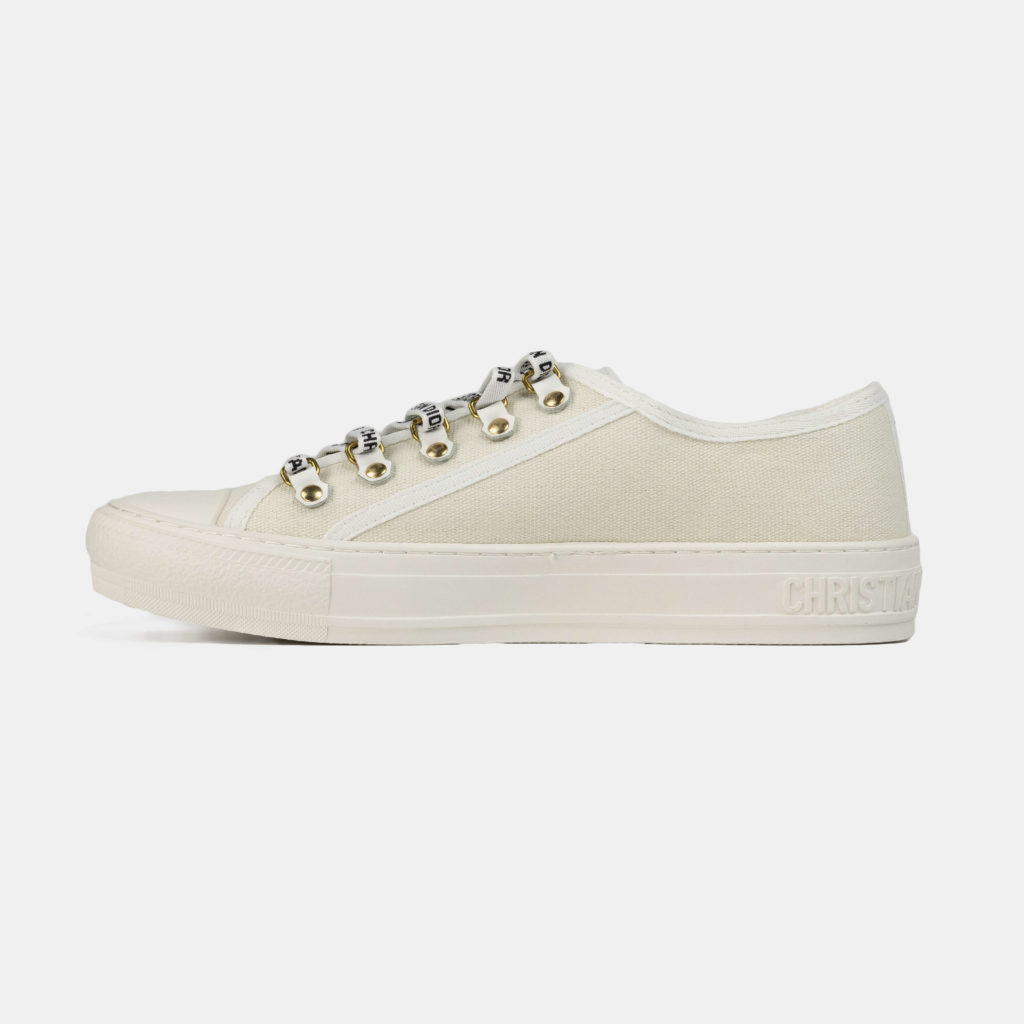 Walk’n’Dior Sneaker White Cotton Canvas