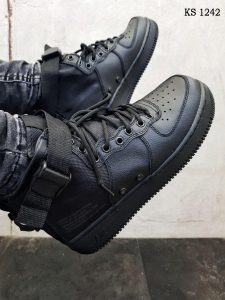 Nike SF Air Force 1 Mid (чорні)