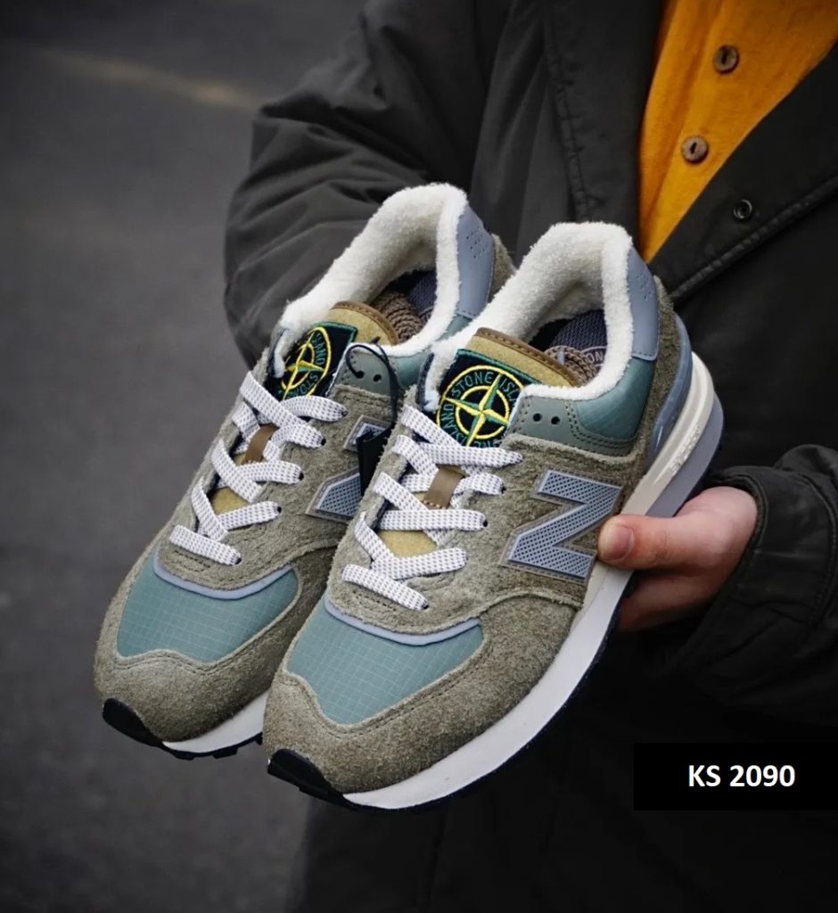 New Balance 574 Stone Island + фірмовий коробок Stone Island