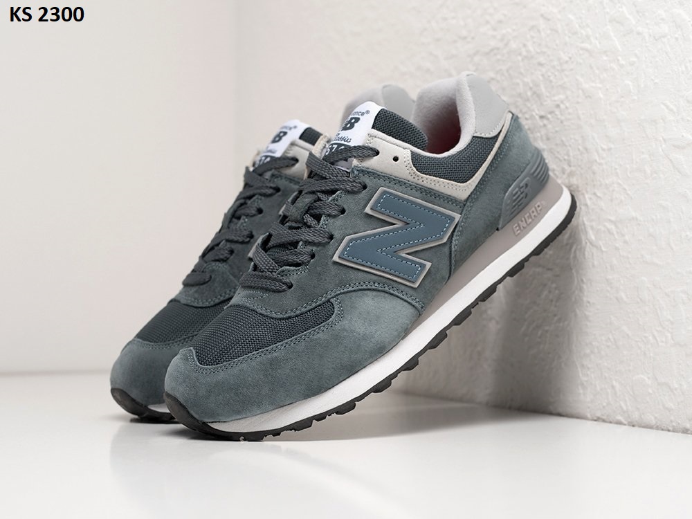 Кросівки New Balance 574 Gray Blue (сірі/голубі)
