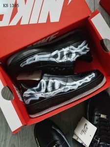 Кросівки Nike Air Force 1 Low Skeleton Black (чорні)