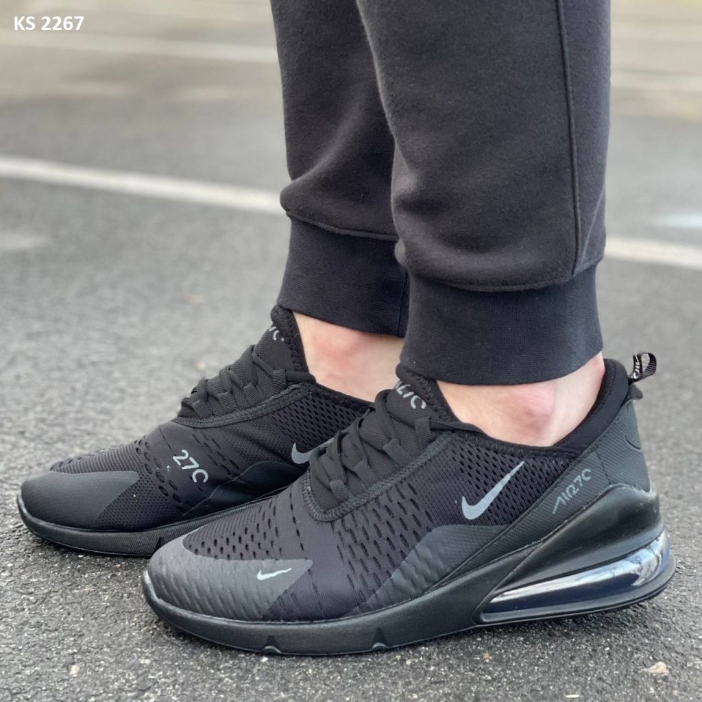 Кросівки Nike Air Max 270 Total Black (чорні)