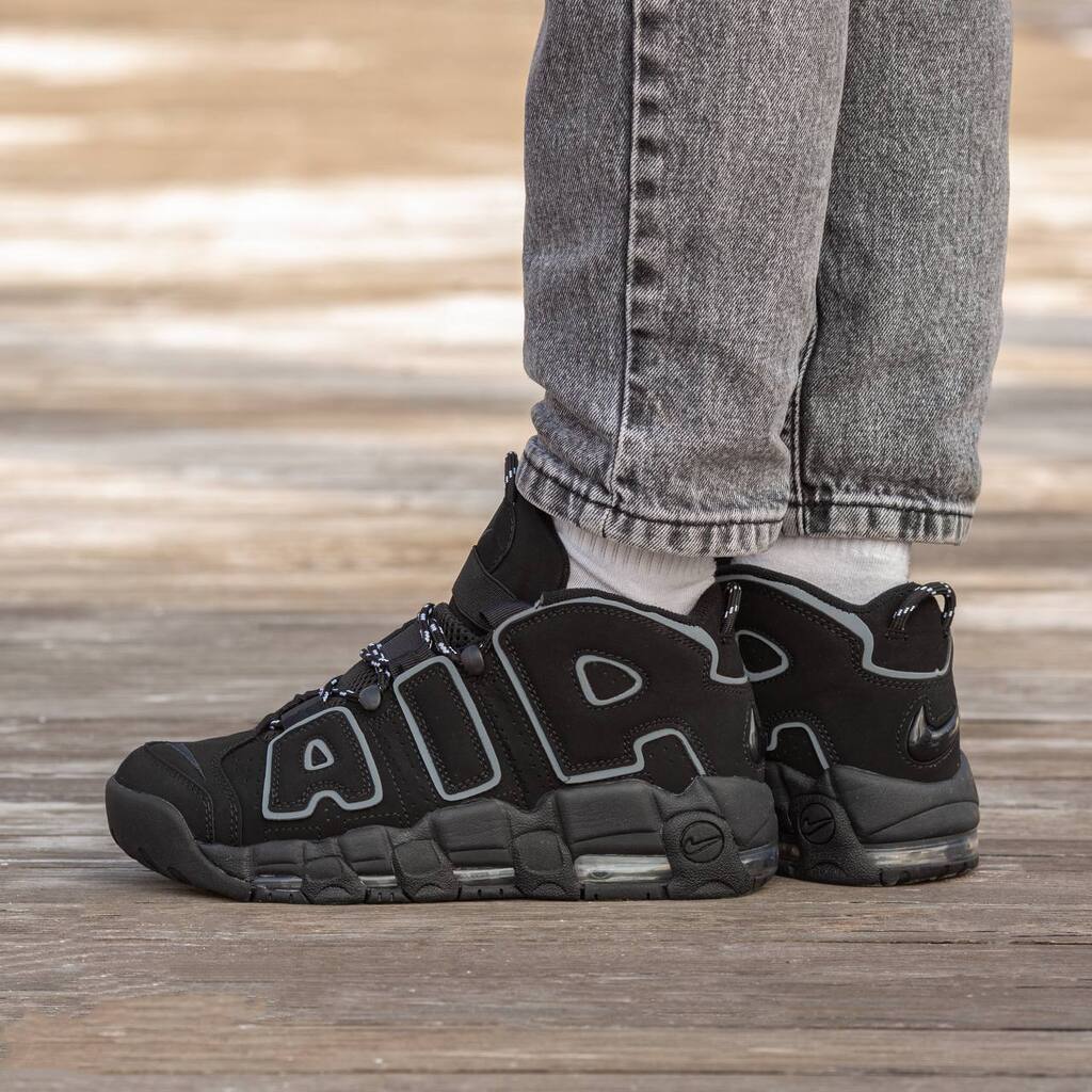 Nike Air More Uptempo  Black Grey