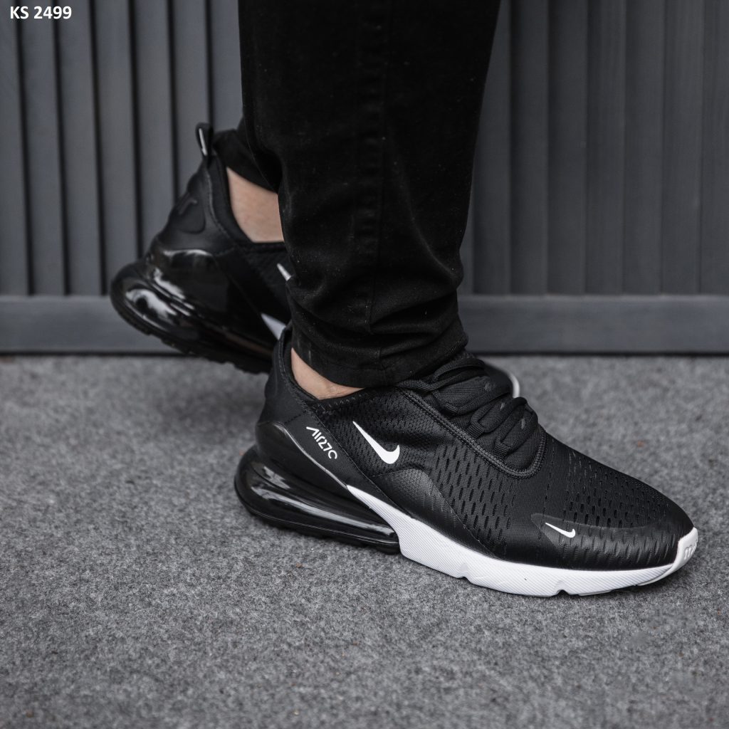 Кросівки Nike Air Max 270 Black White (чорно/білі)