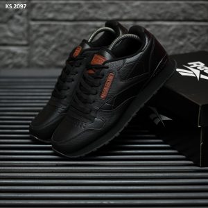 Reebok Classic (чорно/коричневі)