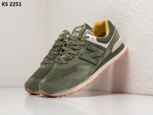 Кросівки New Balance 574 Green Yellow (зелено/жовті)