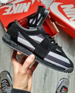 Кросівки Nike Cortez x Union Black (чорно/сірі)