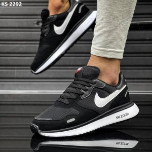 Кросівки Nike Air Zoom Black and White (чорні/білі)