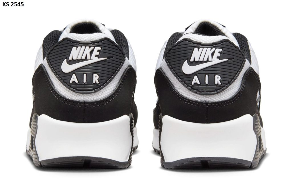 Кросівки Nike Air Max 90 White Black (біло/чорні)