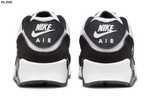 Кросівки Nike Air Max 90 White Black (біло/чорні)