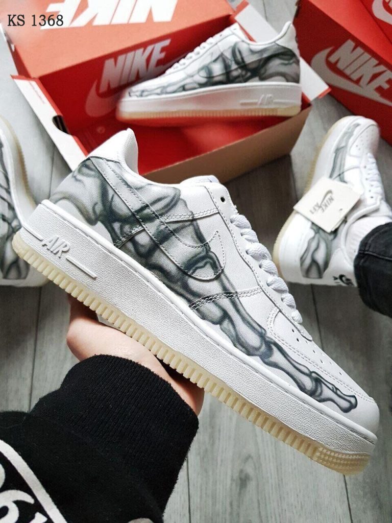 Кросівки Nike Air Force 1 Low Skeleton White (білі)