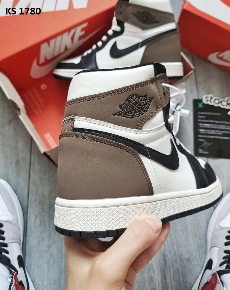 Nike Air Jordan 1 Retro High OG (коричнево/білі)