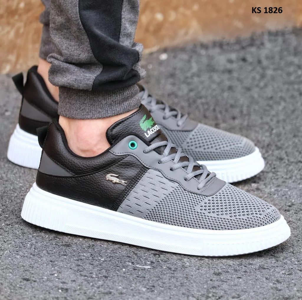 Lacostе (сіро/чорні)