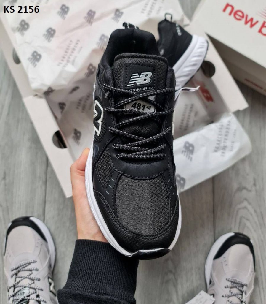 New Balance 481 v3 (чорно/білі)